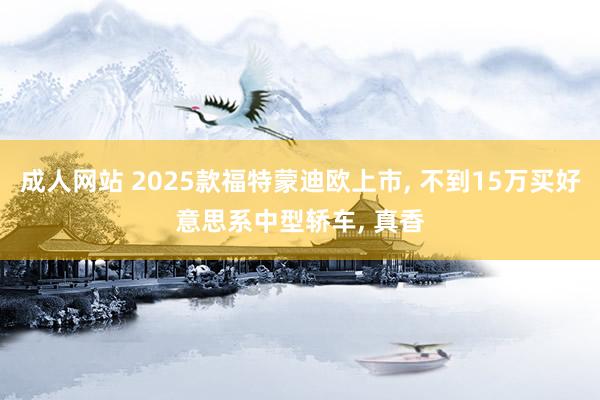 成人网站 2025款福特蒙迪欧上市， 不到15万买好意思系中型轿车， 真香